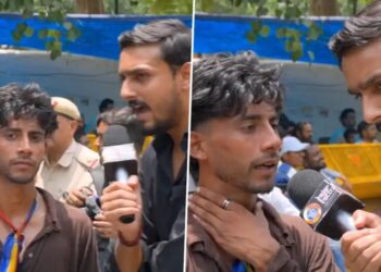 Viral Boyfriend: गर्लफ्रेंड के समर्थन में प्रदर्शन करने पहुंचा युवक, सोशल मीडिया पर छाया, लोगों ने बताया सच्चा साथी