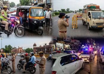 Ghaziabad Traffic Action : ट्रैफिक नियम तोड़ने वालों पर बड़ी कार्रवाई, चार जिलों में 2200 वाहनों के चालान,  कई वाहन सीज
