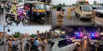 Ghaziabad Traffic Action : ट्रैफिक नियम तोड़ने वालों पर बड़ी कार्रवाई, चार जिलों में 2200 वाहनों के चालान,  कई वाहन सीज