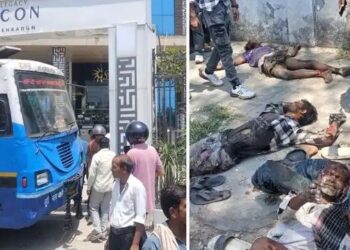 Bus Accident: बेकाबू सिटी बस का कहर, फुटपाथ पर बैठे मजदूरों को कुचला,5 घायल, अस्पताल में चल रहा इलाज