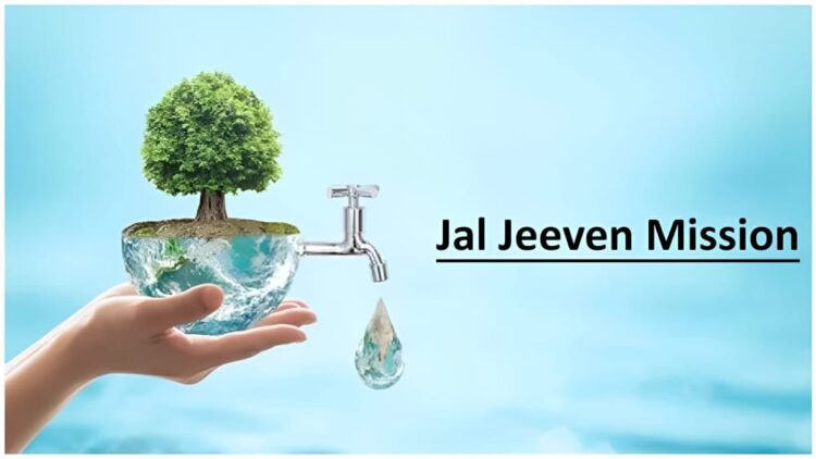 JE AES affected villages tap water supply