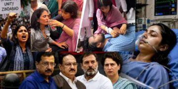 Delhi Protest: संसद मार्च में घायल छात्रा ICU में, चोट को लेकर दो दावे, केजरीवाल-नड्डा से राहुल-प्रियंका तक अस्पताल पहुंचे