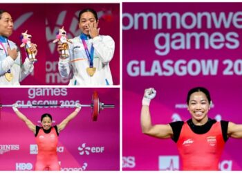 Gold Winner मीराबाई चानू ने कॉमनवेल्थ गेम्स 2026 में भारत को पहला गोल्ड दिलाया, स्नैच में नया रिकॉर्ड बनाया