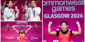 Gold Winner मीराबाई चानू ने कॉमनवेल्थ गेम्स 2026 में भारत को पहला गोल्ड दिलाया, स्नैच में नया रिकॉर्ड बनाया
