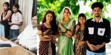 Amroha Ek Dulha Teen Dulhan Viral Video