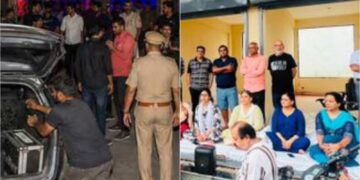 Lucknow News: इकाना स्टेडियम के पास अपार्टमेंट में रेव पार्टी को लेकर हंगामा, बाहरी युवक-युवतियों की भीड़ से नाराज हुए लोग