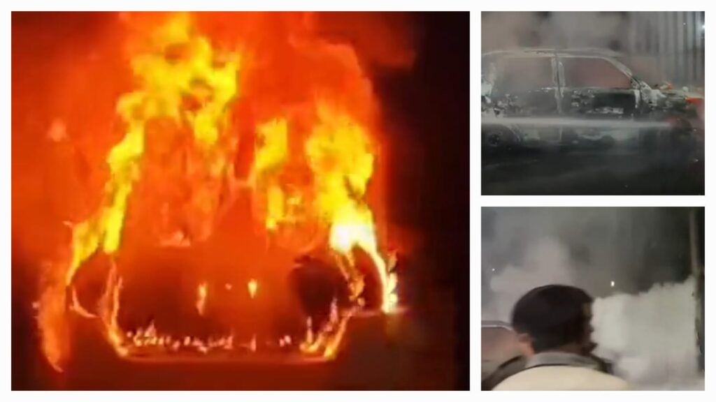 Noida Taxi Fire