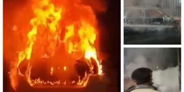 Noida Taxi Fire