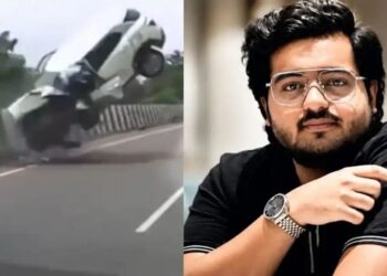Atiq Ahmed Son Car Accident Video