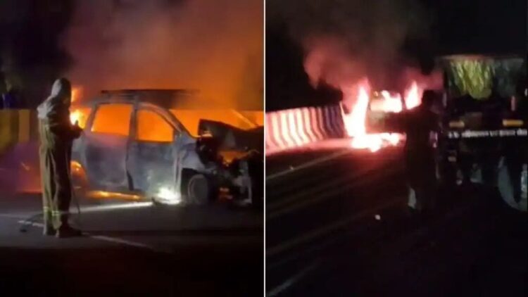 Raebareli Car Fire