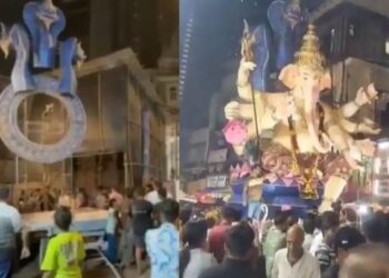 Mumbai Ganeshotsav insident: भुलेश्वर में विशाल गणेश प्रतिमा गिरने से दो की मौत, पांच घायल