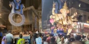 Mumbai Ganeshotsav insident: भुलेश्वर में विशाल गणेश प्रतिमा गिरने से दो की मौत, पांच घायल