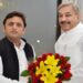 Akhilesh Yadav Pramod Tiwari Meeting