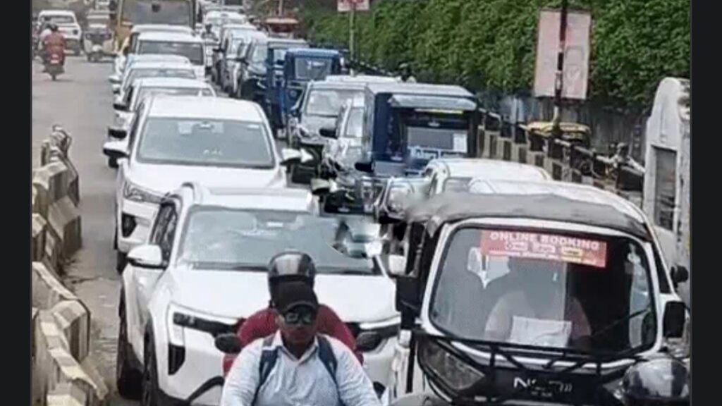 Kanpur Traffic Jam