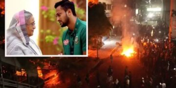 Bangladesh Crisis: शेख हसीना के भाषण के बाद बांग्लादेश में भड़की हिंसा, क्रिकेटर शाकिब अल हसन के घर पर बम से हमला