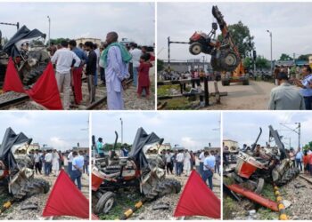 Train Accident: बरेली में बंद रेलवे फाटक तोड़ ट्रैक पर पहुंचा ट्रैक्टर, एक्सप्रेस से टक्कर के बाद टला बड़ा हादसा