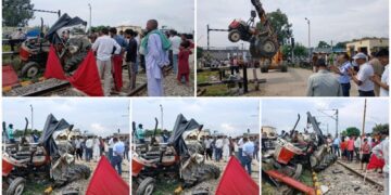 Train Accident: बरेली में बंद रेलवे फाटक तोड़ ट्रैक पर पहुंचा ट्रैक्टर, एक्सप्रेस से टक्कर के बाद टला बड़ा हादसा