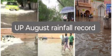 UP August Rainfall Record