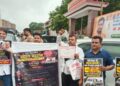 Lucknow Ambulance Drivers Protest