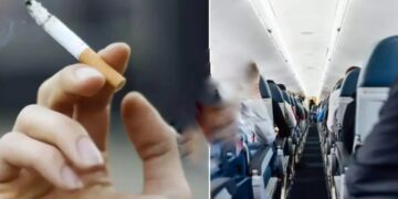 Flight Smoking: अबूधाबी-लखनऊ इंडिगो फ्लाइट में सीट पर सिगरेट जलाई, लैंडिंग के बाद CISF ने पकड़ा