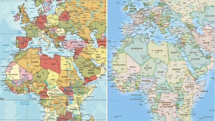 UN Africa Map Vote