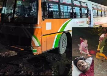 एटा में दर्दनाक हादसा: जन्माष्टमी की झांकियां देखकर लौट रहे छह लोगों की बाइक बस से भिड़ी, बच्चे समेत 2 की मौत