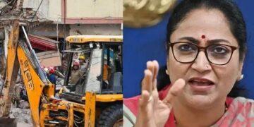 Delhi Illegal Construction Bulldozer Action