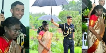 Droupadi Murmu Rain Incident