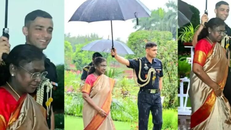 Droupadi Murmu Rain Incident
