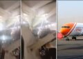Iran Flight: उड़ान भरते ही विमान में आई खराबी, लैंडिंग के दौरान टूटी छत यात्रियों पर गिरी, मची चीख-पुकार