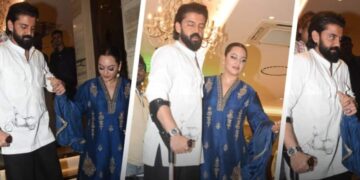 Ganpati Celebration: सोनाक्षी सिन्हा पति जहीर इकबाल संग पहुंचीं, पैर में चोट, हाथ की छड़ी ने खींचा सबका ध्यान