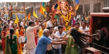 Ganesh Visarjan Procession Accident