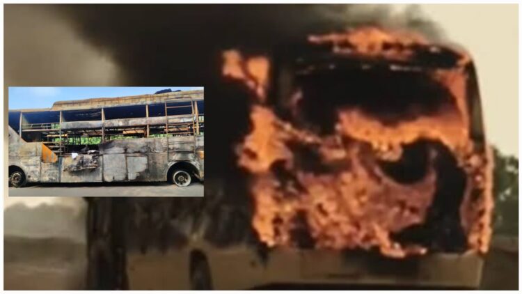 Yamuna Expressway Bus Fire