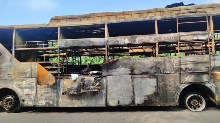 Yamuna Expressway Bus Fire