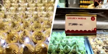 Golden Modak: नासिक में बिक रहा 27 हजार रुपये किलो का मोदक, 24 कैरेट सोने की परत ने बनाया खास